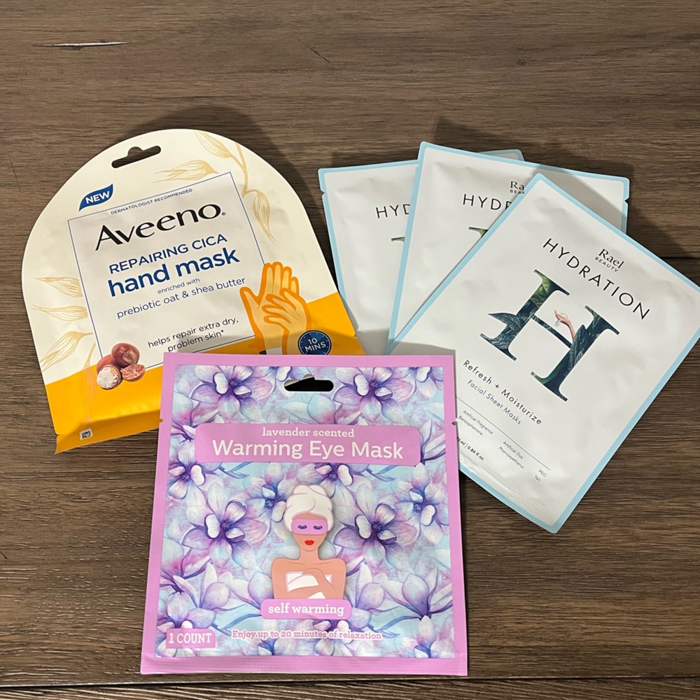 Self Care Bundle | Eye, Face and Hand Masks
